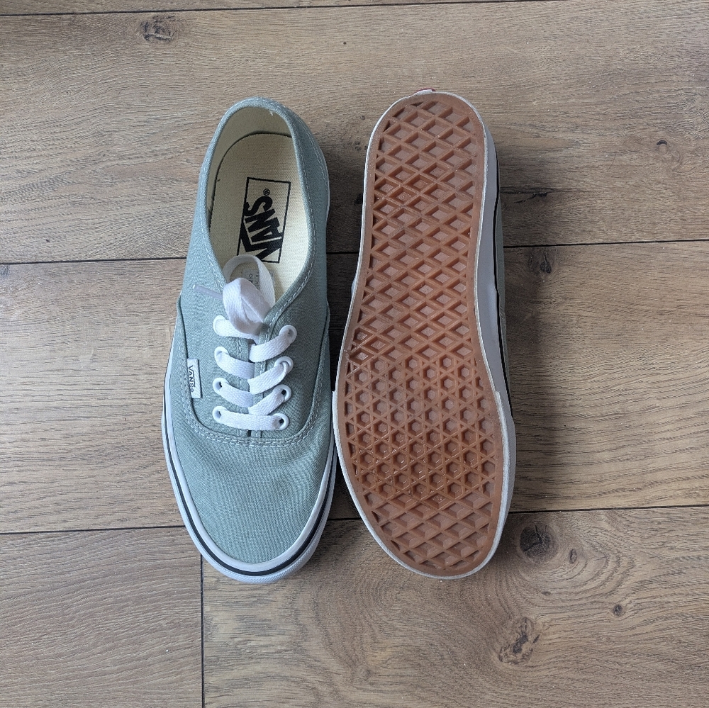 Vans Green Canvas Sneakers